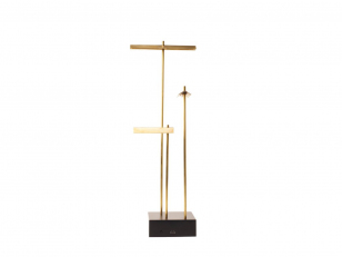DCWéditions - Knokke - Tafellamp - Steel / Brass - Ø: 8 x H: 35 cm