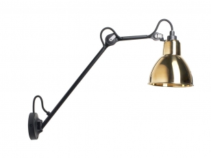 DCWéditions - Lampe Gras N° 122 - Wandlamp - BL-BRASS - Arm: 39,2 x Ø: 15,3 x D: 58,4 cm