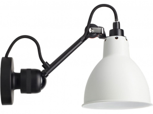 DCWéditions - Lampe Gras N°304 - Wandlamp - Black/White - Arm: 15 cm