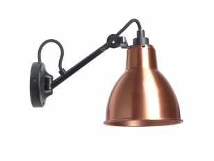 DCWéditions - Lampe Gras N° 104 - Wandlamp - BL-COP - Arm: 16,2 x Ø: 15,3 x D: 30,3 cm