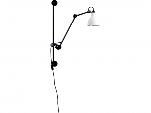 DCWéditions - Lampe Gras N°210 - Wandlamp - Black/White/Copper - Arm: 39 x Bar: 78 cm