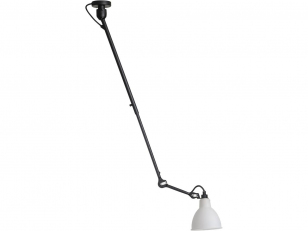 DCWéditions - Lampe Gras N°302 - Pendant lamp - Black/GL - Adjustable arm: min. 54 - max. 92 x Rod: 20 cm