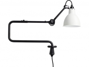 DCWéditions - Lampe Gras N°303 - Wandlamp - Black/White - Arm: 72 x Rod: 20 cm