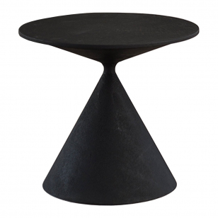 Desalto Mini Clay Bijzettafel - Black Concrete - Ø75 x h. 45 cm.