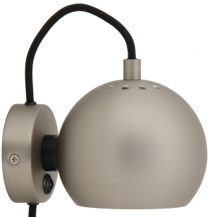 Frandsen Ball Wandlamp LED Metallic Brushed Satin
