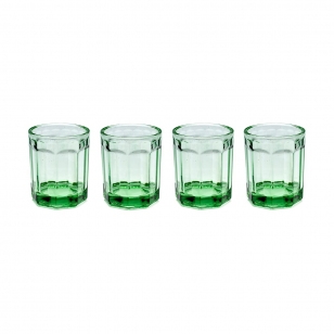 Serax Fish & Fish drinkglas 22 cl 4-pack Green Green