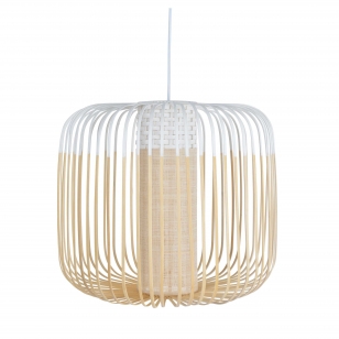 Forestier Bamboo Light Hanglamp Medium Wit