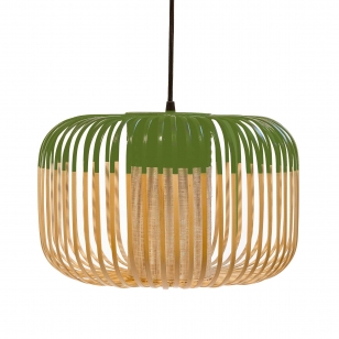 Forestier Bamboo Light Hanglamp Small Groen