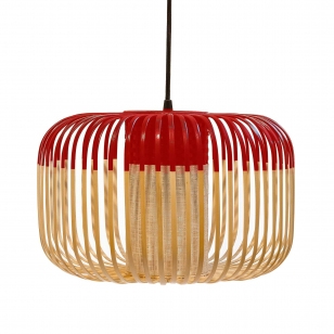 Forestier Bamboo Light Hanglamp Small Rood