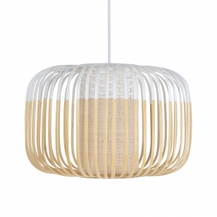 Forestier Bamboo Light Hanglamp Small Wit