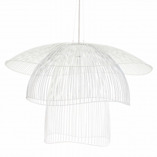 Forestier Papillon Hanglamp Large Wit