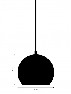 Frandsen - Hanglamp Ball Metaal - Bubblegum