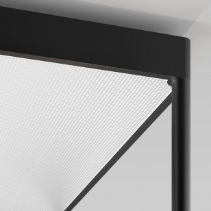 Serien - Plafondlamp Reflex² Gelakt zwart Aluminium