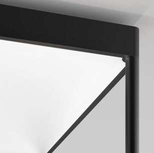 Serien - Plafondlamp Reflex² Gelakt zwart Aluminium