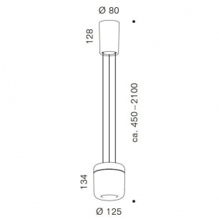 Serien - Hanglamp Cavity Gesatineerd aluminium Metaal