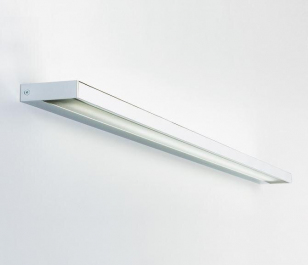Serien - Wandlamp SML² Gepolijst aluminium / Satijn / Gerasterd Metaal