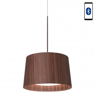 Foscarini Twiggy Wood MyLight Hanglamp LED Dimbaar Rosewood
