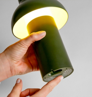 HAY PC Portable Lamp LED - Olijfgroen