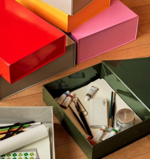 HAY Colour Storage S doos met deksel 25,5x33 cm Grey