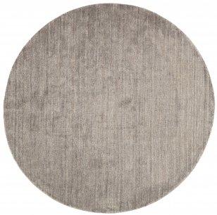 MOMO Rugs - Plain Dust Round Robusto Grey - 250 cm rond Vloerkleed