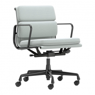 Vitra Soft Pad Chair EA 217 Bureaustoel - Laser RE / Ice Blue - Cream