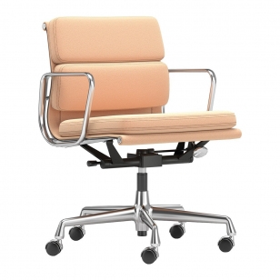 Vitra Soft Pad Chair EA 217 Bureaustoel - Track / Pink - Mustard
