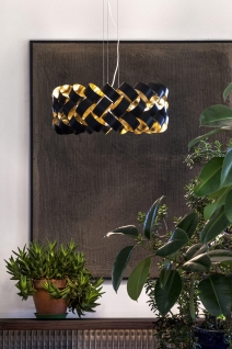 Pallucco - Hanglamp Ring Zwart / Zwart / Goud Metaal
