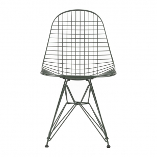Vitra Wire Chair DKR - Donkergroen