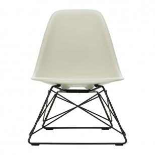 Vitra Eames Plastic Chair LSR - Pebble / Zwart