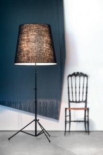 Pallucco - Staanlamp Gilda Nikkel / Naturel Design Metaal