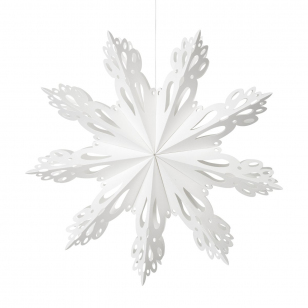 Broste Copenhagen Snowflake kerstdecoratie White Ø30 cm