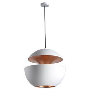 DCW Editions Here Comes the Sun 550 Hanglamp - Wit - Koper