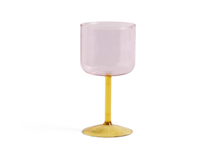 HAY Tint Wijnglas set van 2 - pink/yellow