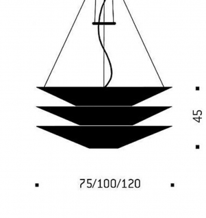 Ingo Maurer - Floatation Hanglamp Ø75 cm 4,5m