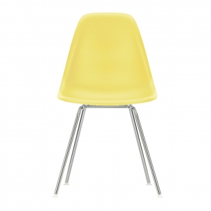 Vitra Eames Plastic Chair DSX Stoel Chroom - Citron Yellow