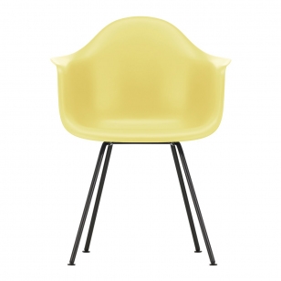 Vitra Eames Plastic Chair DAX Zwart - Citron Yellow
