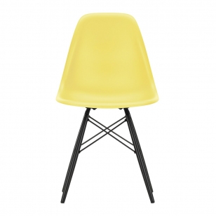 Vitra Eames Plastic Chair DSW Esdoorn Zwart - Citron Yellow