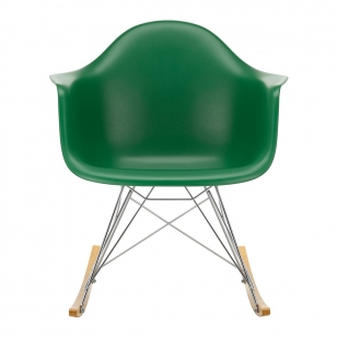 Vitra Eames Plastic Chair RAR Schommelstoel - Emerald Green