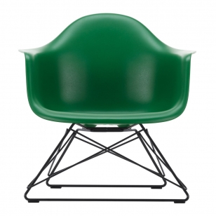 Vitra Eames Plastic Chair LAR - Emerald Green - Basic Dark