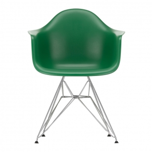 Vitra Eames Plastic Chair DAR Chroom - Emerald Green
