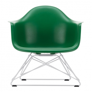 Vitra Eames Plastic Chair LAR - Emerald Green - Wit