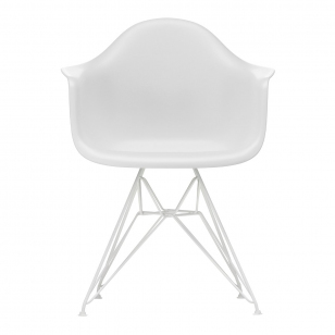 Vitra Eames Plastic Chair DAR Wit Onderstel - Cotton White