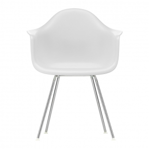 Vitra Eames Plastic Chair DAX Chroom - Cotton White
