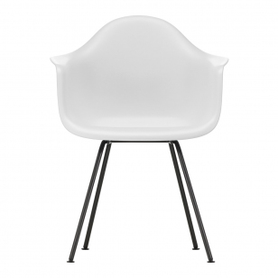 Vitra Eames Plastic Chair DAX Zwart - Cotton White