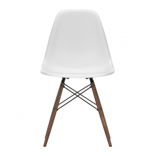Vitra Eames Plastic Chair DSW Esdoorn Donker - Cotton White