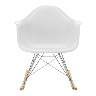Vitra Eames Plastic Chair RAR Schommelstoel - Cotton White