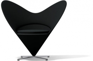 Vitra Heart Cone Chair - basic dark