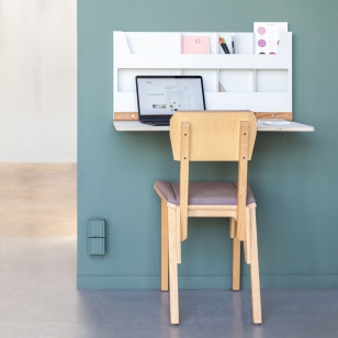 Vij5 - Flip Desk - Opklapbaar bureau - Wit