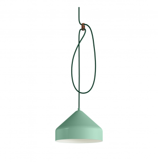 Vij5 - Lloop lamp - Classic groen + donkergroen snoer