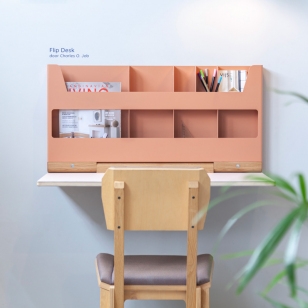 Vij5 - Flip Desk - Opklapbaar bureau - Roze